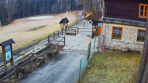 SkiAreál - Horský hotel Vsacký Cáb - Terasa horského hotelu - 4.3.2026 v 06:45 SkiAreál - Horský hotel Vsacký Cáb - Terasa horského hotelu - 4.3.2026 v 06:45