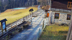 SkiAreál - Horský hotel Vsacký Cáb - Terasa horského hotelu - 4.3.2026 v 07:45 SkiAreál - Horský hotel Vsacký Cáb - Terasa horského hotelu - 4.3.2026 v 07:45