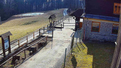 Terasa horského hotelu