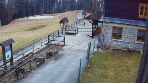 SkiAreál - Horský hotel Vsacký Cáb - Terasa horského hotelu - 4.3.2026 v 13:45 SkiAreál - Horský hotel Vsacký Cáb - Terasa horského hotelu - 4.3.2026 v 13:45