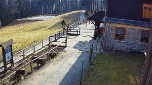 SkiAreál - Horský hotel Vsacký Cáb - Terasa horského hotelu - 4.3.2026 v 14:15