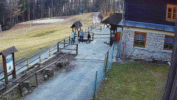 Terasa horského hotelu