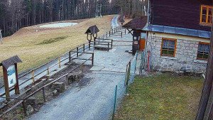 SkiAreál - Horský hotel Vsacký Cáb - Terasa horského hotelu - 4.3.2026 v 16:45 SkiAreál - Horský hotel Vsacký Cáb - Terasa horského hotelu - 4.3.2026 v 16:45