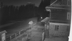 Terasa horského hotelu