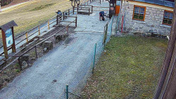 Terasa horského hotelu