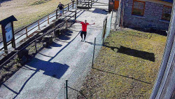 Terasa horského hotelu