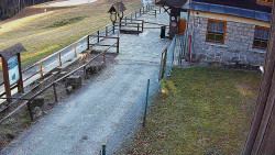 Terasa horského hotelu