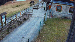 Terasa horského hotelu