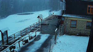 SkiAreál - Horský hotel Vsacký Cáb - Terasa horského hotelu - 26.3.2026 v 05:30