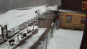 SkiAreál - Horský hotel Vsacký Cáb - Terasa horského hotelu - 26.3.2026 v 06:00