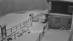 Terasa horského hotelu