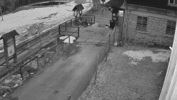 Terasa horského hotelu