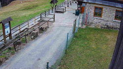 Terasa horského hotelu