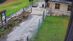 Terasa horského hotelu