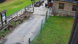 Terasa horského hotelu