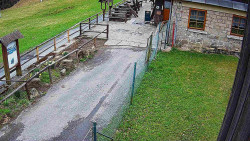 Terasa horského hotelu