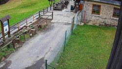 Terasa horského hotelu