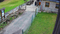 Terasa horského hotelu