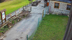 Terasa horského hotelu