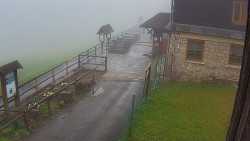 Terasa horského hotelu