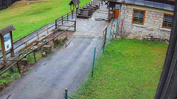 Terasa horského hotelu