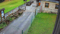 Terasa horského hotelu