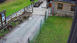 Terasa horského hotelu