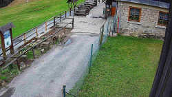 Terasa horského hotelu