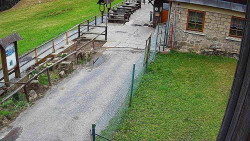 Terasa horského hotelu