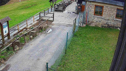 Terasa horského hotelu