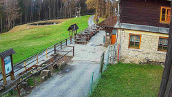 Terasa horského hotelu