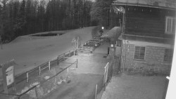 Terasa horského hotelu