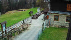 Terasa horského hotelu