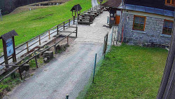 Terasa horského hotelu