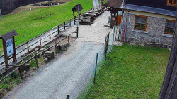 Terasa horského hotelu