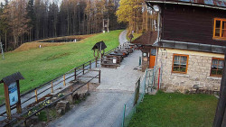 Terasa horského hotelu
