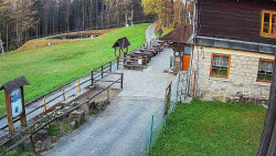 Terasa horského hotelu