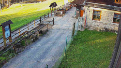 Terasa horského hotelu