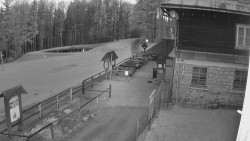 Terasa horského hotelu