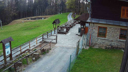 Terasa horského hotelu