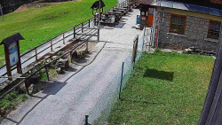 Terasa horského hotelu