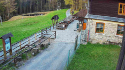 Terasa horského hotelu