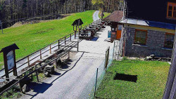 Terasa horského hotelu