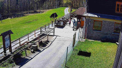 Terasa horského hotelu