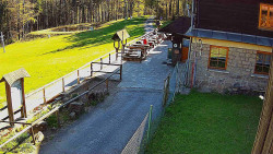 Terasa horského hotelu