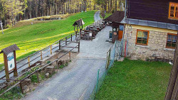 Terasa horského hotelu