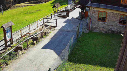 Terasa horského hotelu