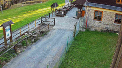 Terasa horského hotelu