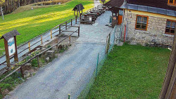 Terasa horského hotelu