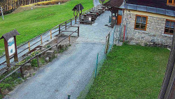 Terasa horského hotelu